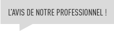 Avis du professionnel